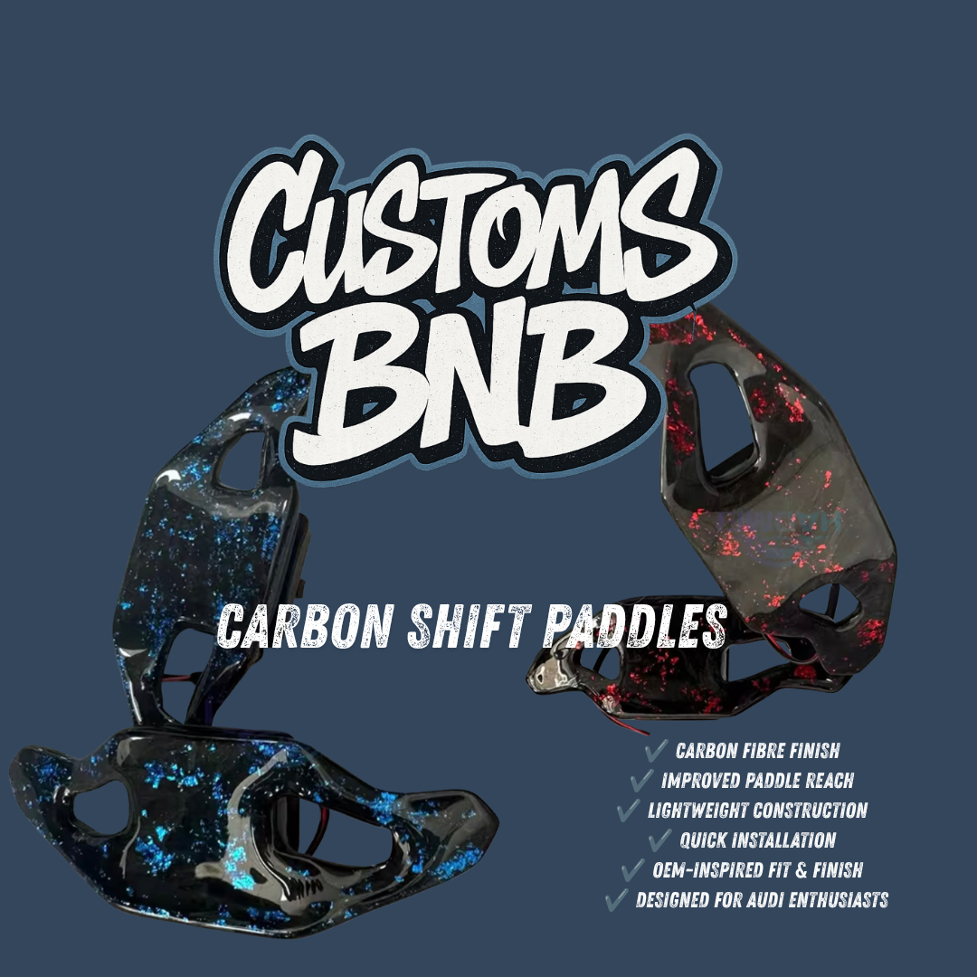 Customs BNB Forged Carbon Shift Paddles – Audi