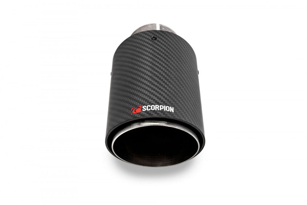 SCORPION EXHAUSTS - REPLACEMENT CARBON ASCARI TIPS FOR SCORPION EXHAUST - QUAD (X4) 100MM