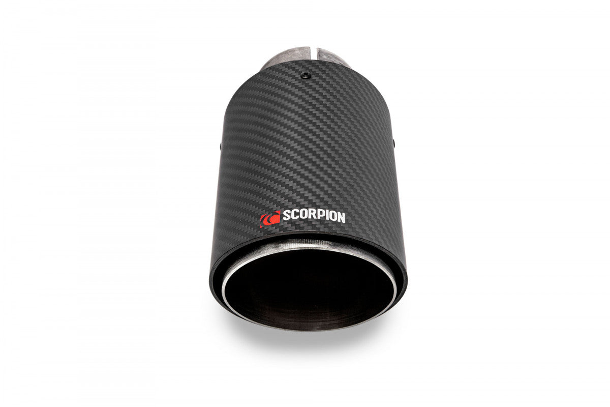 SCORPION EXHAUSTS - REPLACEMENT ASCARI CARBON TIPS FOR SCORPION EXHAUST SYSTEM - TWIN (X2) 100MM