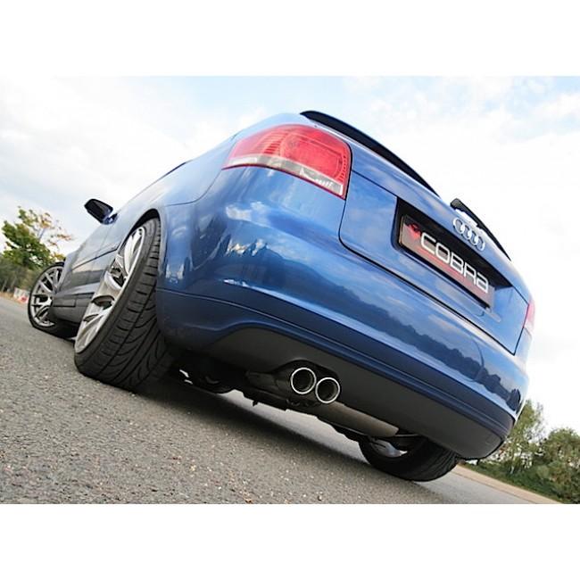 Cobra Exhausts - Audi A3 (8P) 2.0 TFSI 2WD (5 Door Sportback) Turbo Back Performance Exhaust