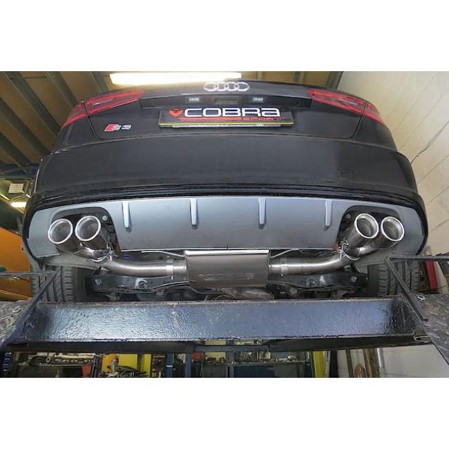 Cobra Exhausts - Audi S3 (8V) 5 Door Sportback (Non-Valved) (13-18) Cat Back Performance Exhaust