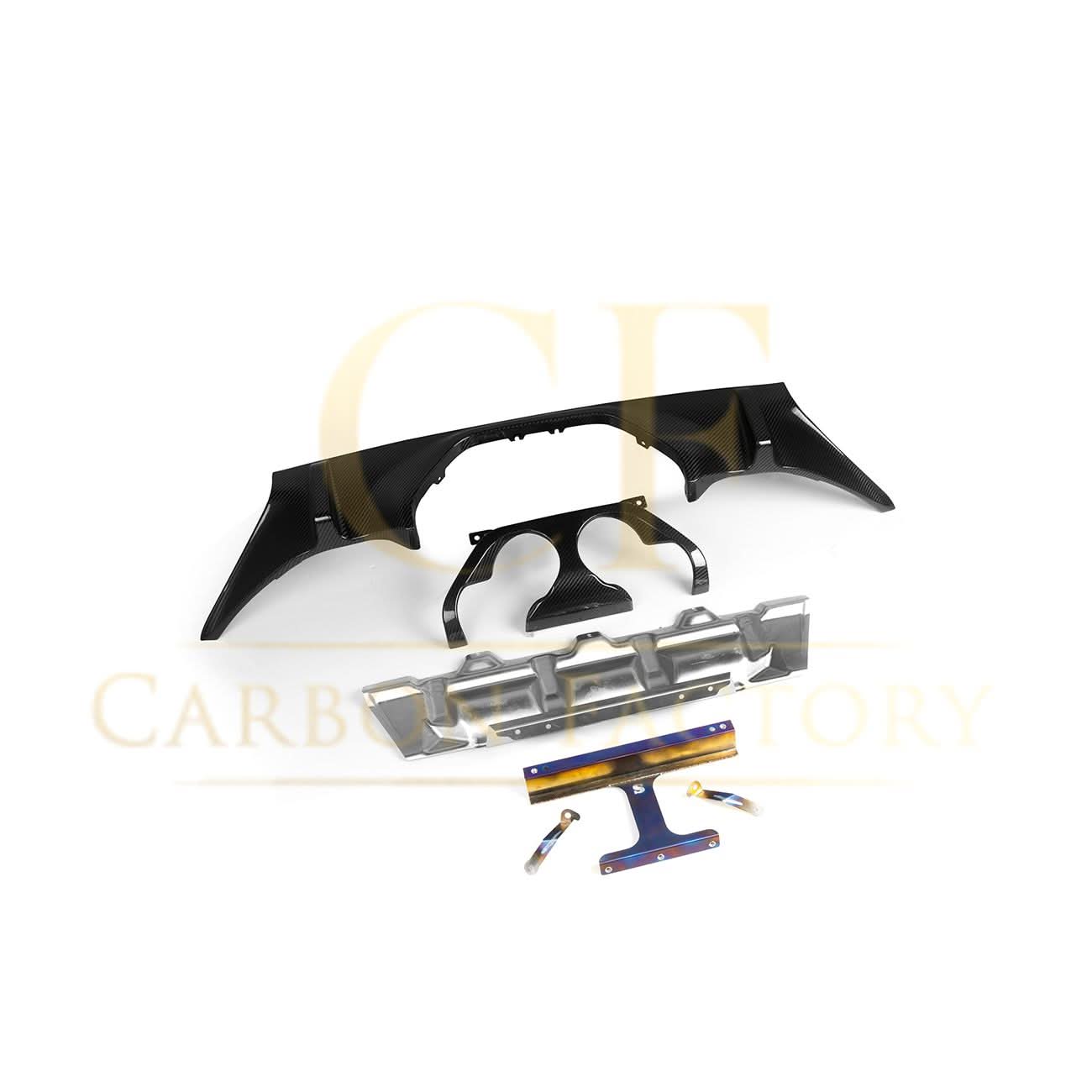 MP Style Pre-Preg Carbon Fibre Diffuser with Titanium Bracket for BMW G80 M3 G82 G83 M4 20-Present