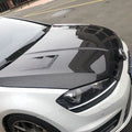 ED Style Carbon Fibre Bonnet for VW Golf MK7 MK7.5 inc GTI & R 14-20