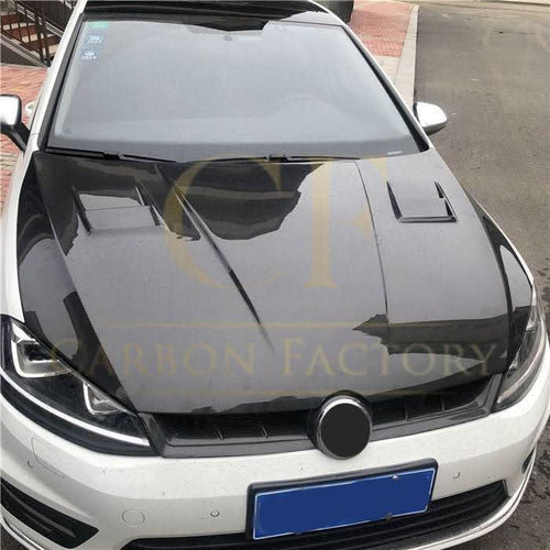 ED Style Carbon Fibre Bonnet for VW Golf MK7 MK7.5 inc GTI & R 14-20