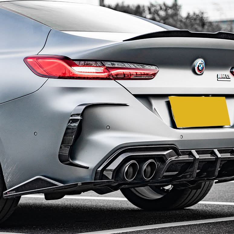SQ Style Pre-Preg Carbon Fibre Rear Trims for BMW F91 F92 M8 20-Present