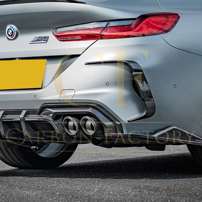 SQ Style Pre-Preg Carbon Fibre Rear Trims for BMW F91 F92 M8 20-Present