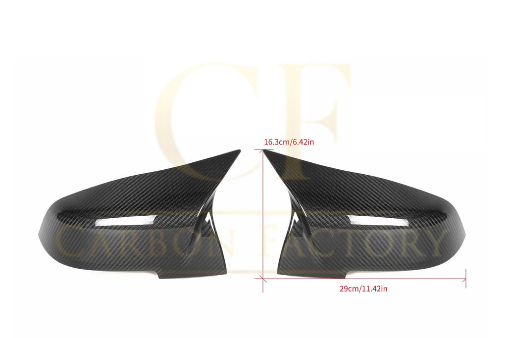 M4 Style Carbon Fibre Replacement Mirror Covers for BMW 3 Series F30 F31 F34 F35 13-19
