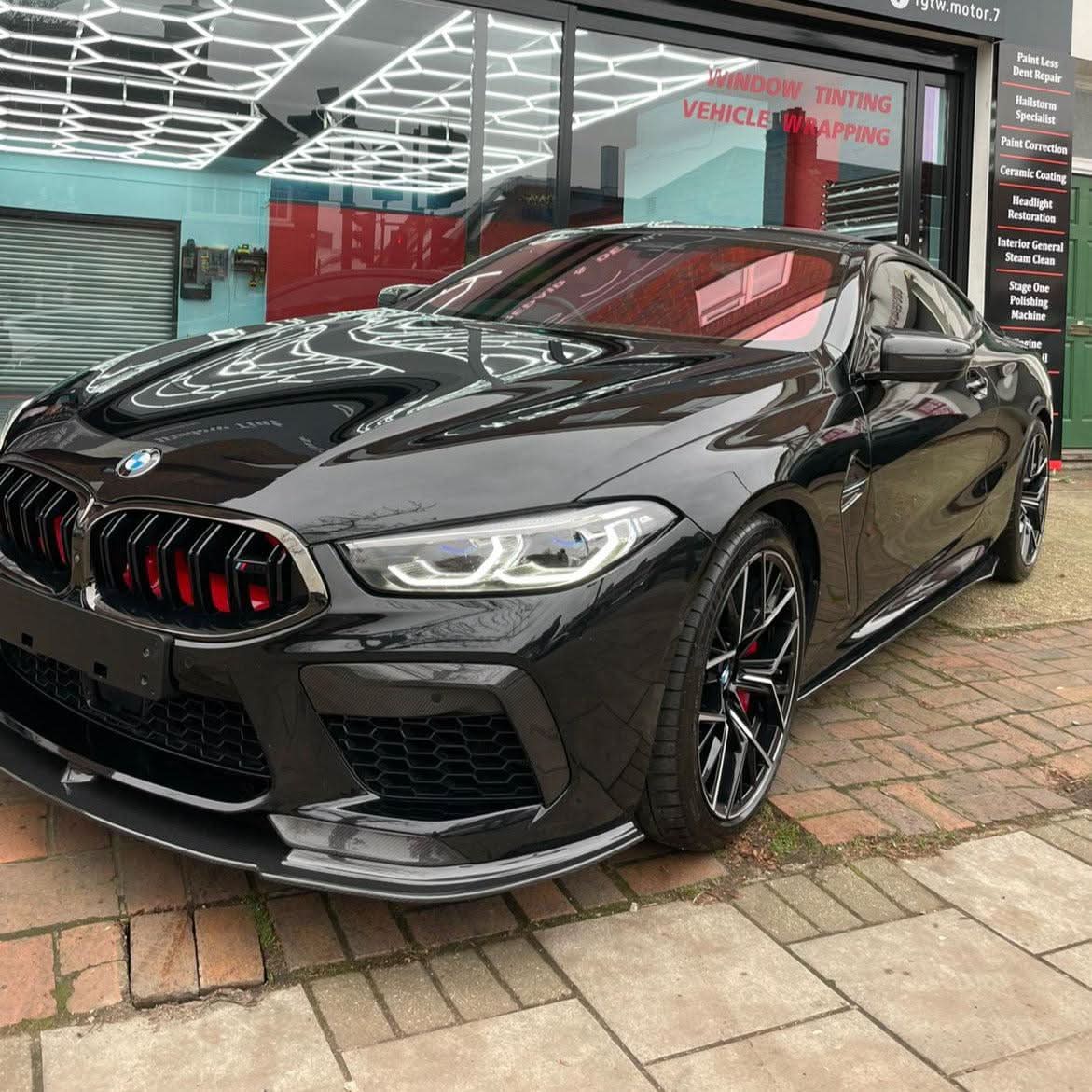 AC Style Carbon Fibre Front Splitter for BMW F91 F92 F93 M8 18-Present