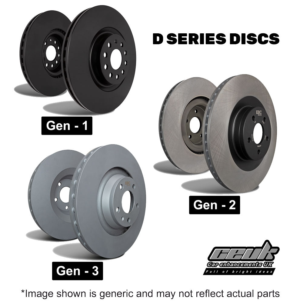 EBC Front Brake Disc Upgrade (Multiple Options) - Volkswagen Jetta MK5 (Models Listed Within)