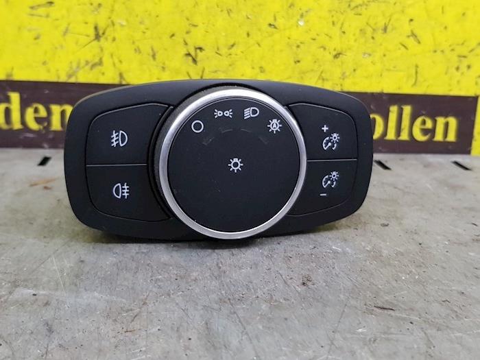 Transit Custom - Carbon Fibre Look Headlight Control Panel Surround