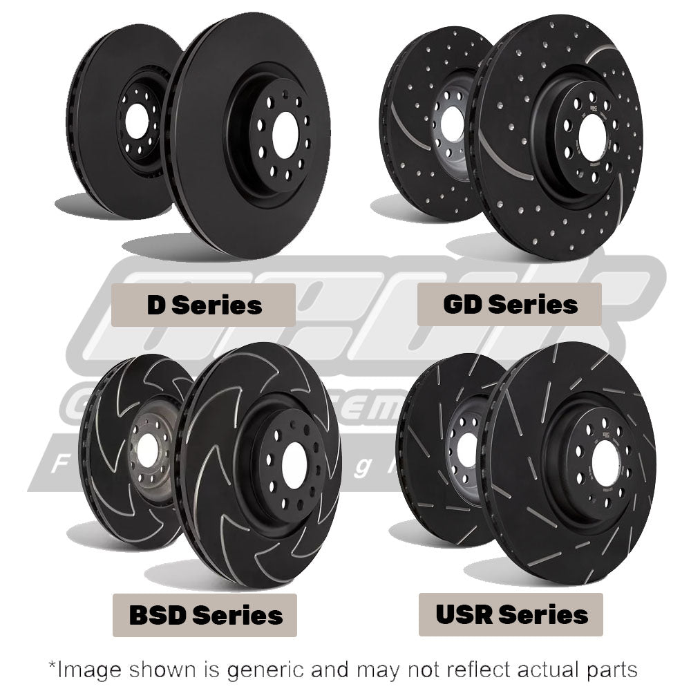 EBC Front Brake Disc Upgrade (Multiple Options) - Volkswagen Golf MK6 1.4T