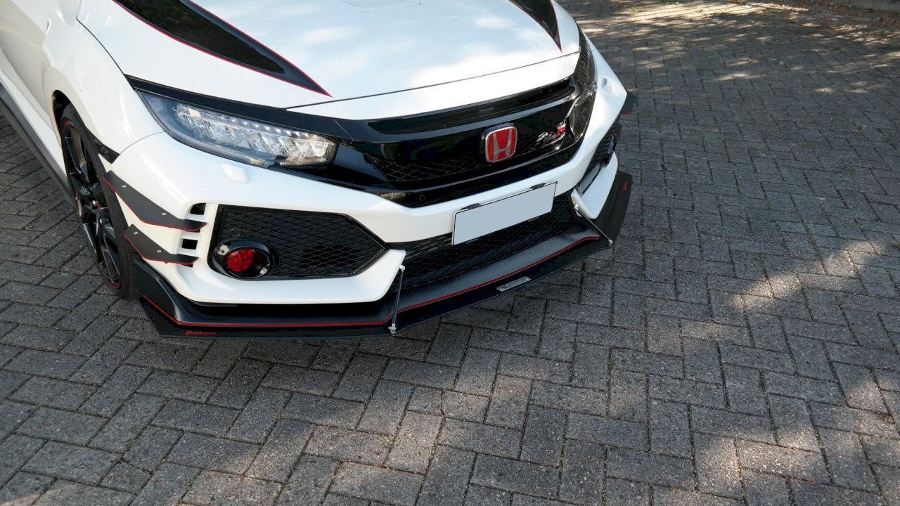 Maxton Design - FRONT RACING SPLITTER V.1 HONDA CIVIC MK10 TYPE-R (2017-UP)