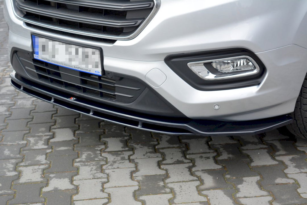 Maxton Design - FRONT SPLITTER FORD TRANSIT CUSTOM MK 1 FACELIFT (2018-2023)