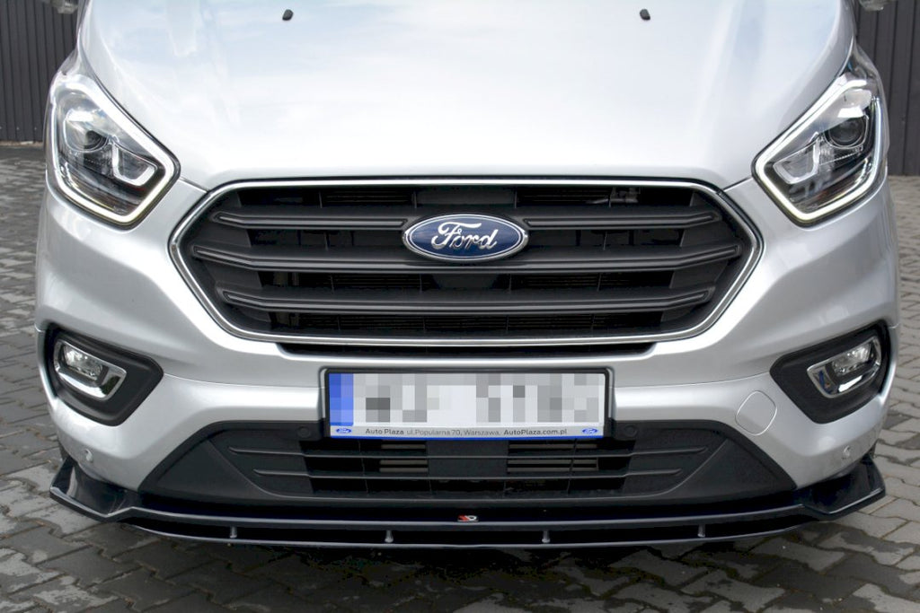 Maxton Design - FRONT SPLITTER FORD TRANSIT CUSTOM MK 1 FACELIFT (2018-2023)