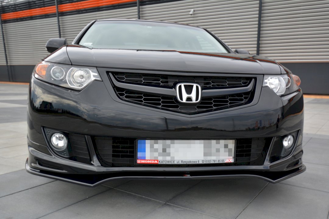 Maxton Design - FRONT SPLITTER HONDA ACCORD MK8 TYPE-S (CU-SERIES) PRE-FACELIFT SEDAN (2009-2011)