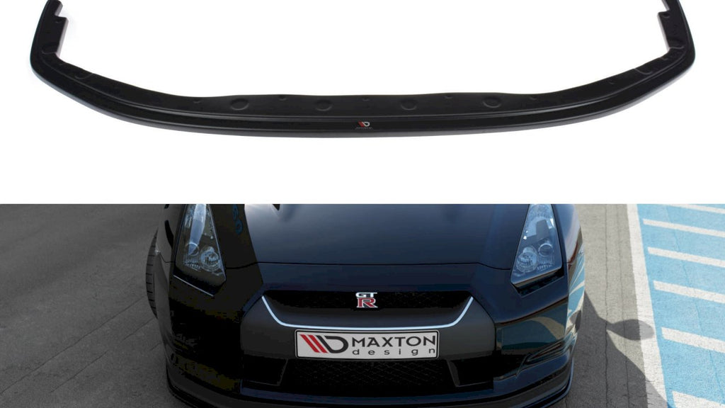 Maxton Design - FRONT SPLITTER V.2 NISSAN GT-R PRE-FACELIFT COUPE (R35-SERIES) (2007-2010)