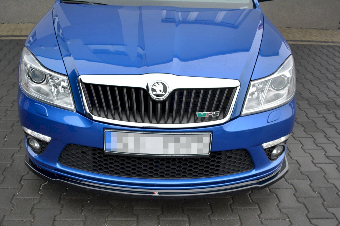 Maxton Design - FRONT SPLITTER V.2 SKODA OCTAVIA MK2 VRS FACELIFT (2008-2013)