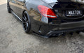 Maxton Design - REAR SIDE SPLITTERS MERCEDES C43 AMG W205 (2018-UP)