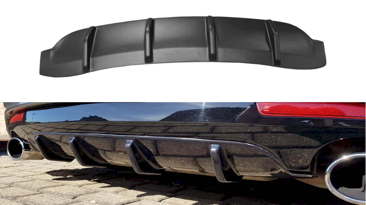 Maxton Design - REAR DIFFUSER VOLKSWAGEN SCIROCCO MK3 R FACELIFT (2014-2017)