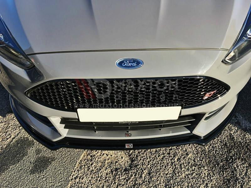 Maxton Design - FRONT SPLITTER V.3 FOCUS ST MK3 FACELIFT MODEL