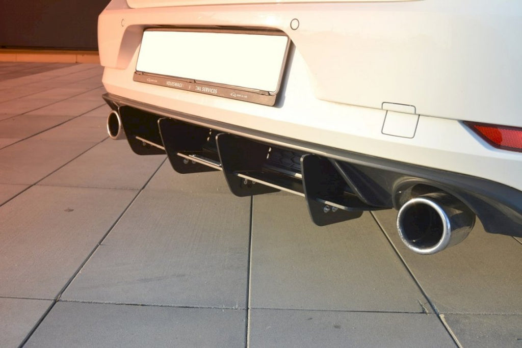 Maxton Design - Rear Diffuser VW GOLF GTI 7.5 (2017-19)