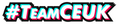 TeamCEUK Shimmer Effect Official Sticker