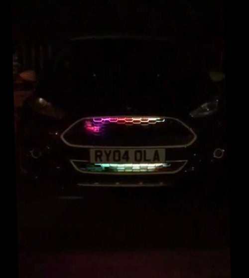 CEUK Chaser Grille LED Light Kit – RGB Bluetooth-Controlled Multi-Colour Strips