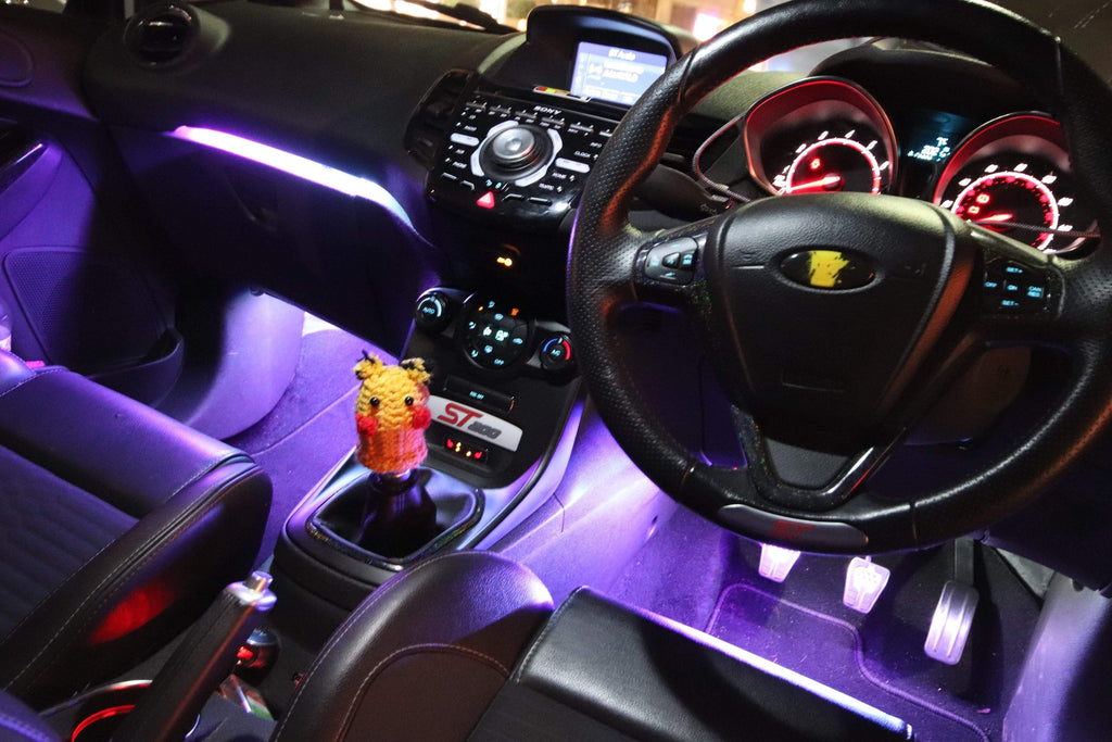 Chaser Edition Bluetooth Glove Box & Footwell Strip Kit – MK7 / MK7.5 Fiesta | 200+ RGB Modes | CEUK