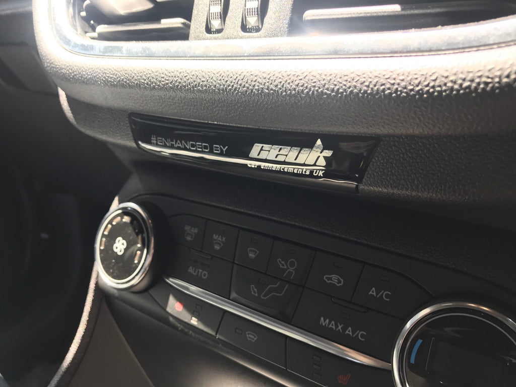 MK8 Fiesta Passenger Airbag Light Gel Overlay | “Enhanced by CEUK” Badge