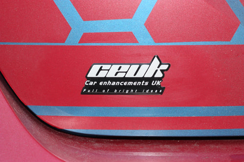 CEUK Official Logo Gel Badge | Resin Emblem Decal | Show Your #Enhanced Style