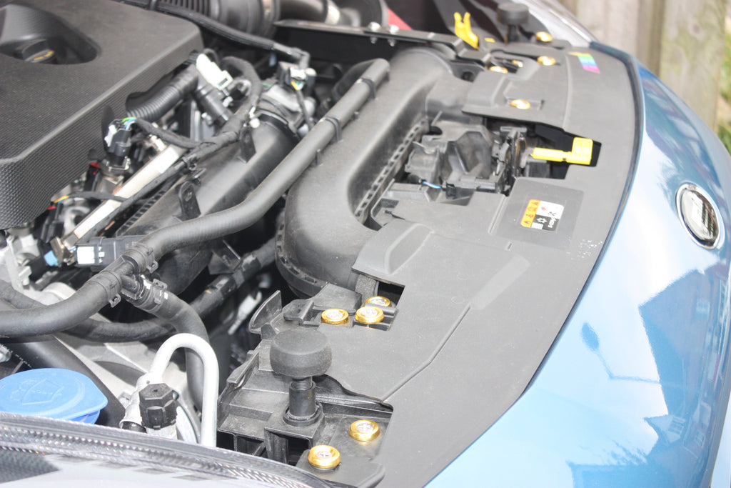 Fiesta MK8 & MK8.5 Engine Bay Dress-Up Kit | Anodized Washers & Stainless Screws | CEUK