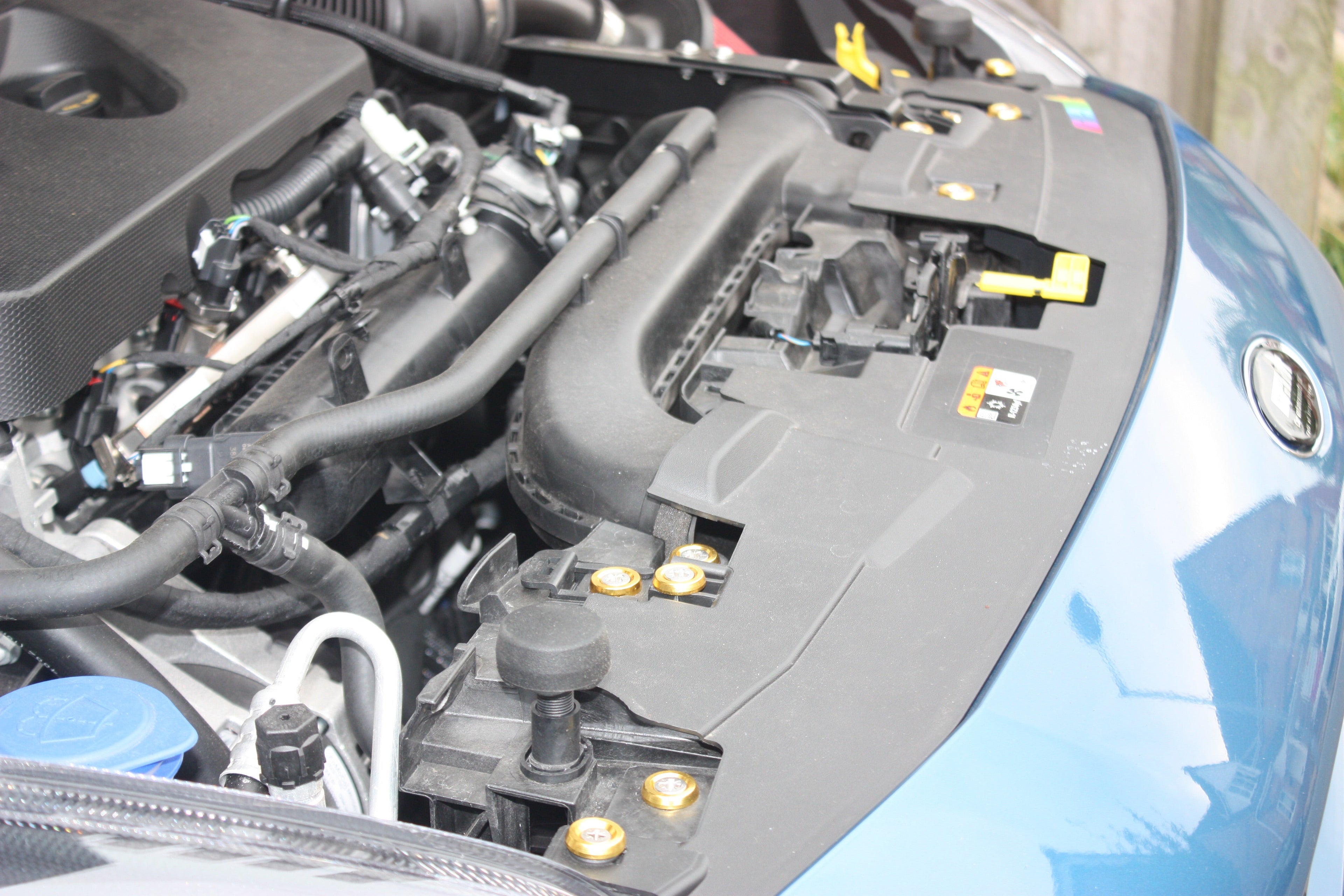 Fiesta MK8 & MK8.5 Engine Bay Dress-Up Kit | Anodized Washers & Stainless Screws | CEUK