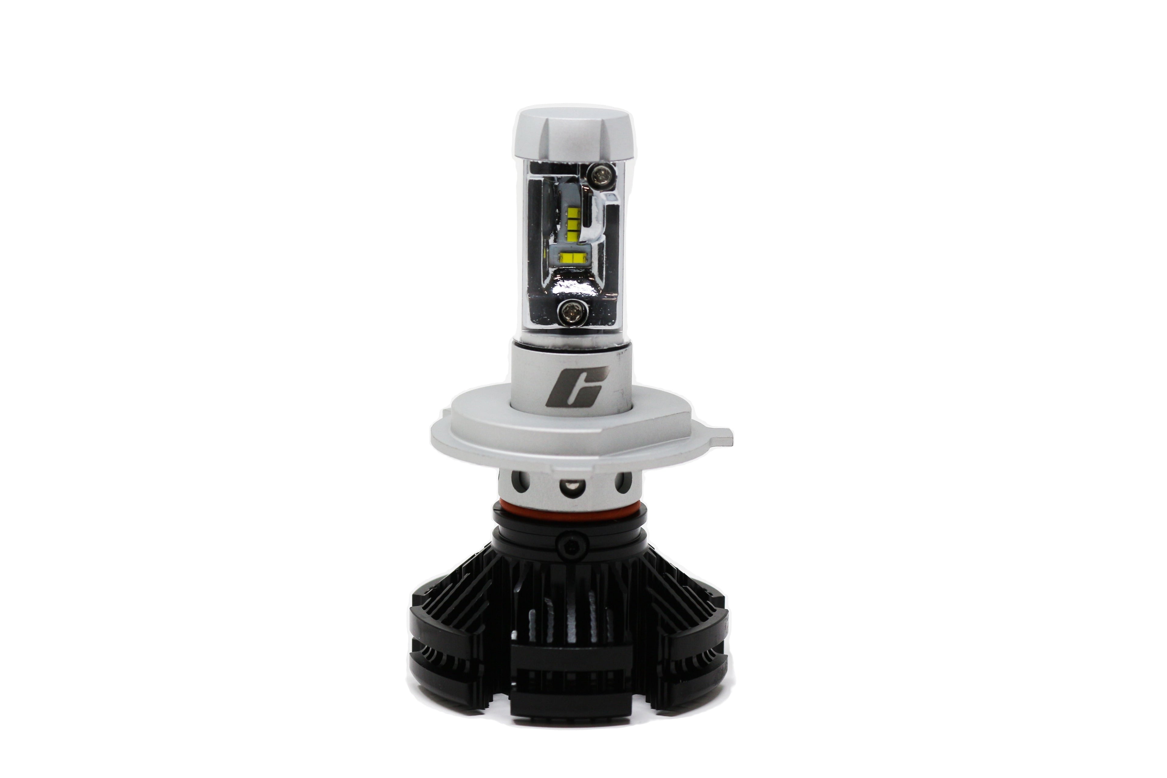 VW Up! Dip & Main Beam #Enhanced H4 LED Headlight Bulb Kit – 6000K with DIY Tint Film | 12,000 Lumens (472 | P43t)