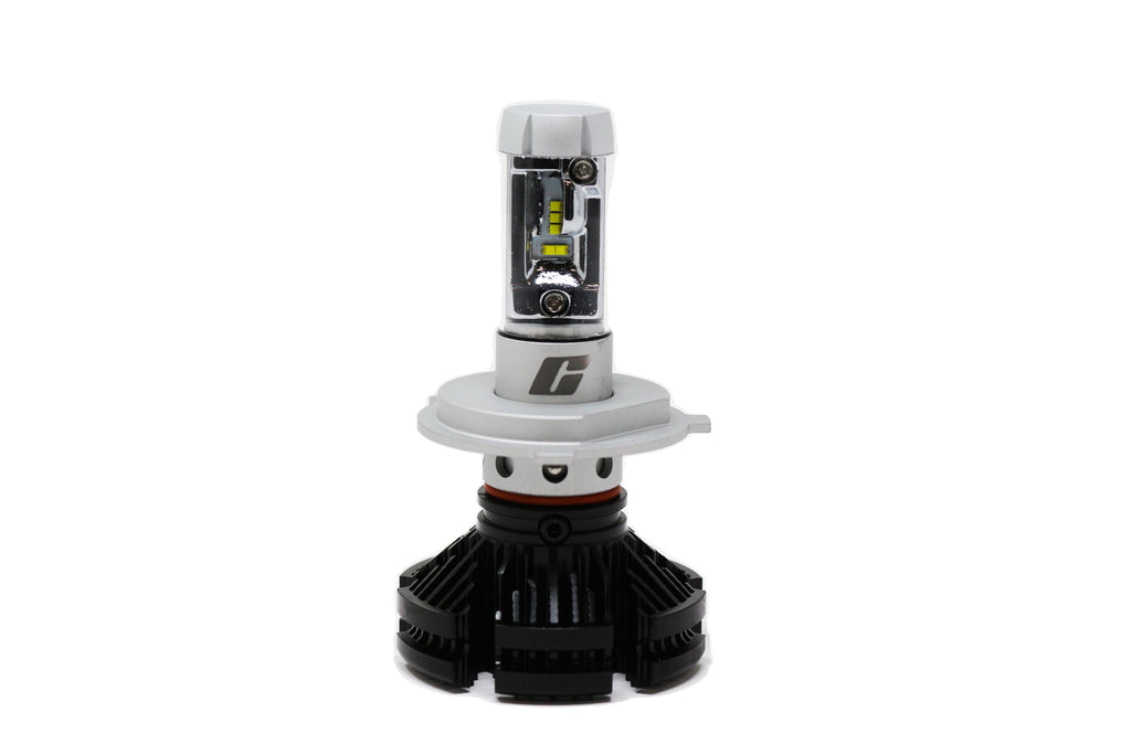 #Enhanced H4 LED Headlight Bulb Kit – 6000K with DIY Tint Film | 12,000 Lumens | Dip & Main Beam (472 | P43t)