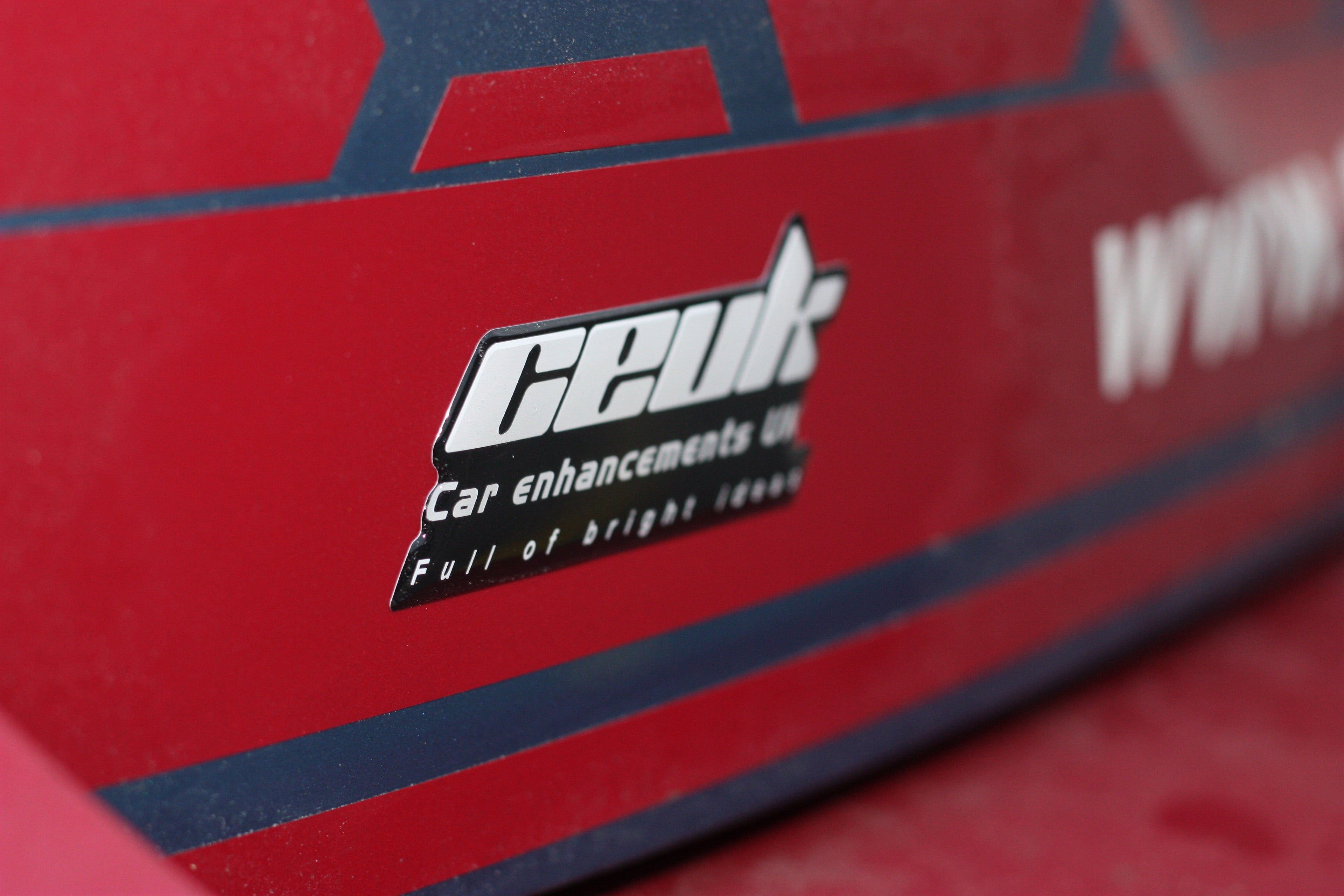 CEUK Official Logo Gel Badge | Resin Emblem Decal | Show Your #Enhanced Style
