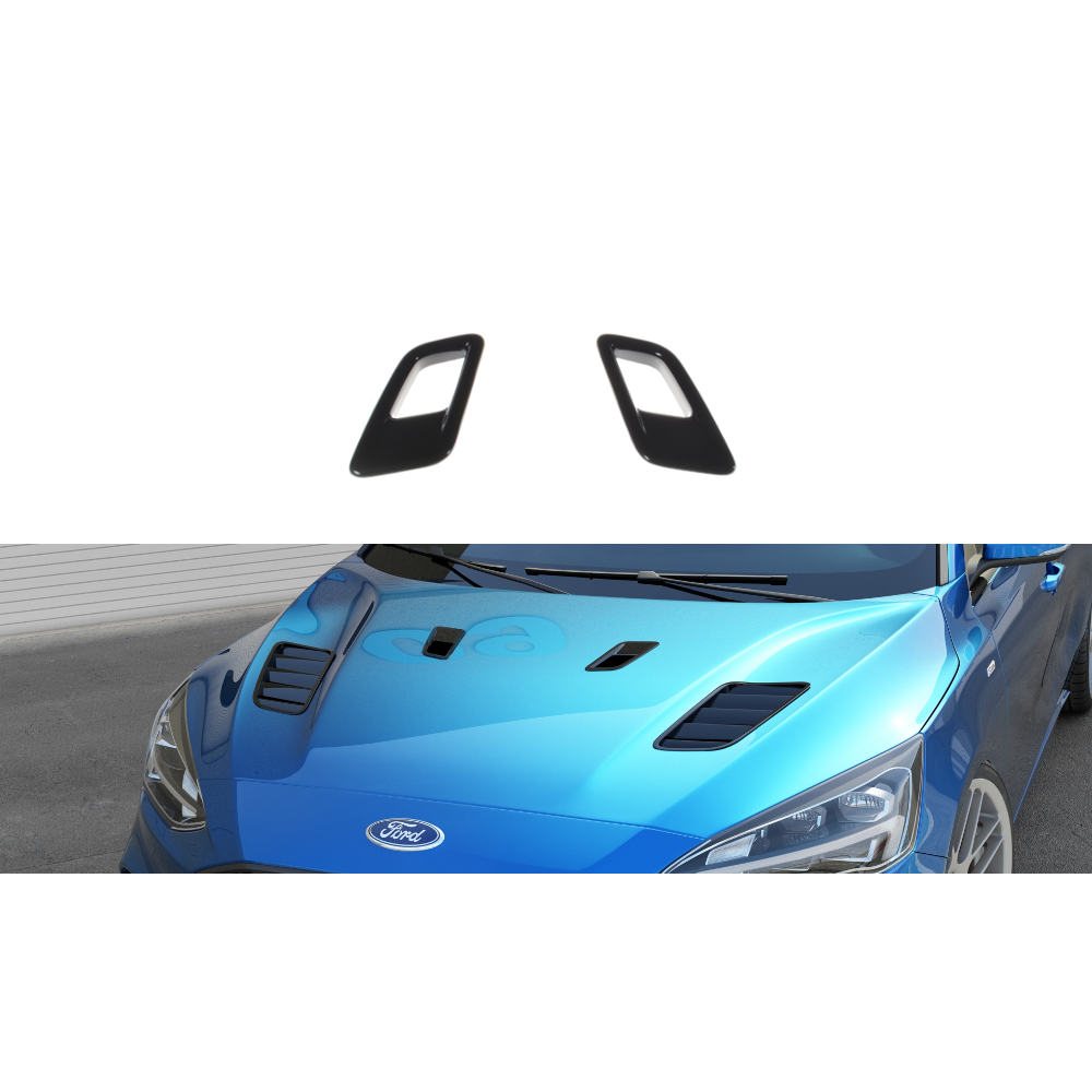 Maxton Design - Ford Focus MK4 ST-Line (2018-UP) Bonnet vents (smaller ones)