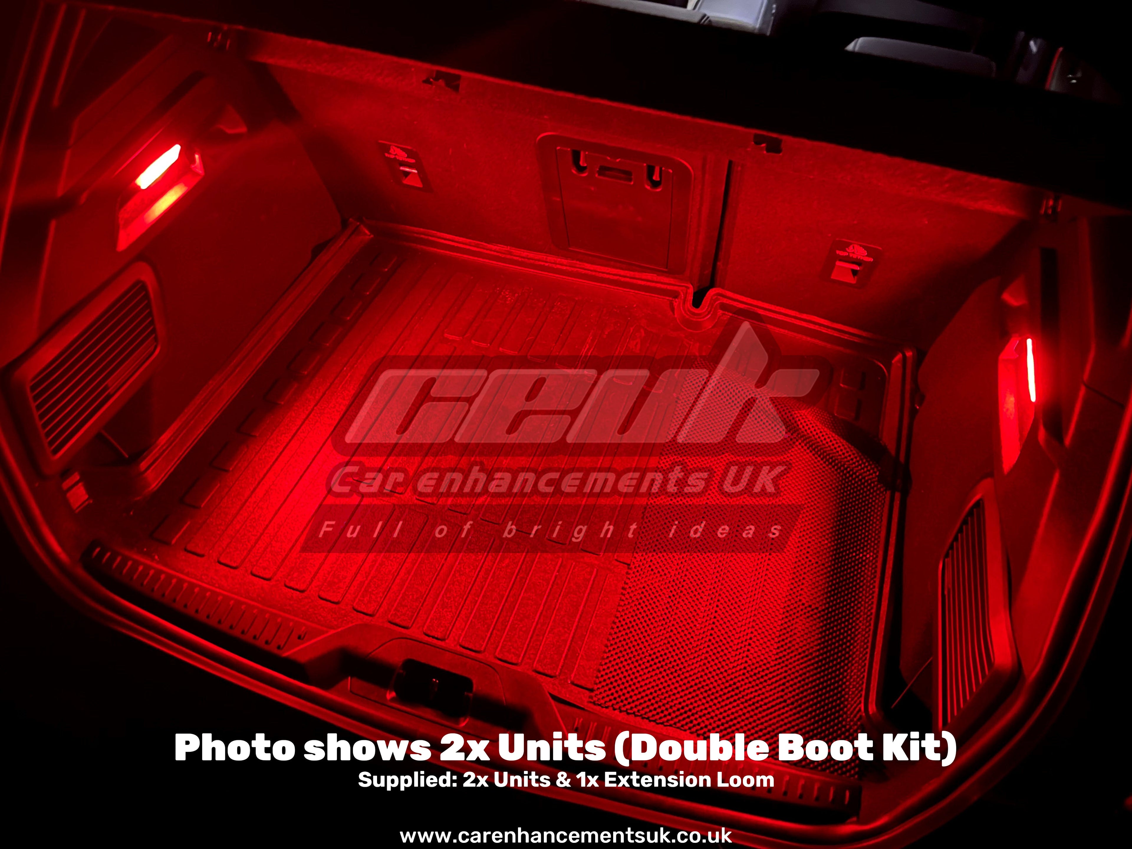 Enhanced Edition Double Boot Light Kit - Full Replacement LED Boot Unit - Ford Puma MK2