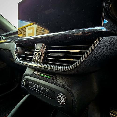 Carbon Fibre Look Air Vent Trim for MK4 / MK4.5 Focus - Sync 4 Models Only | CEUK