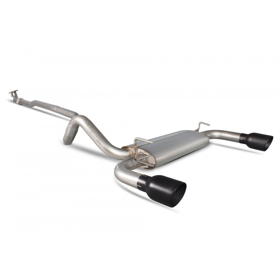 Fiat 500/595/695 Abarth (IHI & Garrett Turbo) Scorpion Exhausts Cat Back None Resonated