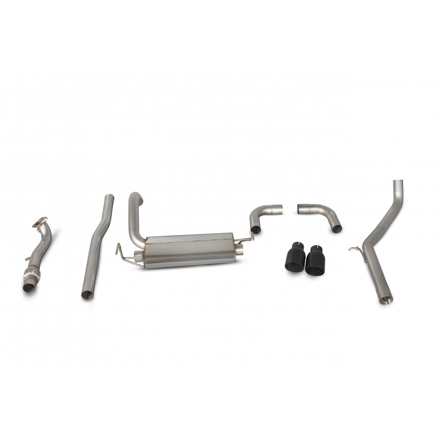 Fiat 500/595/695 Abarth (IHI & Garrett Turbo) Scorpion Exhausts Cat Back None Resonated
