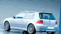 Maxton Design - REAR BUMPER EXTENSION VW GOLF 4 25'TH ANNIVERSARY LOOK (WITH EXHAUST HOLE)