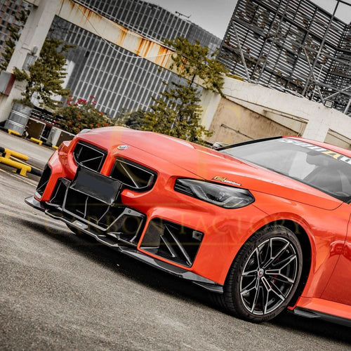 DS Style Pre-Preg Carbon Fibre Front Bumper Trim for BMW G87 M2 23-Present