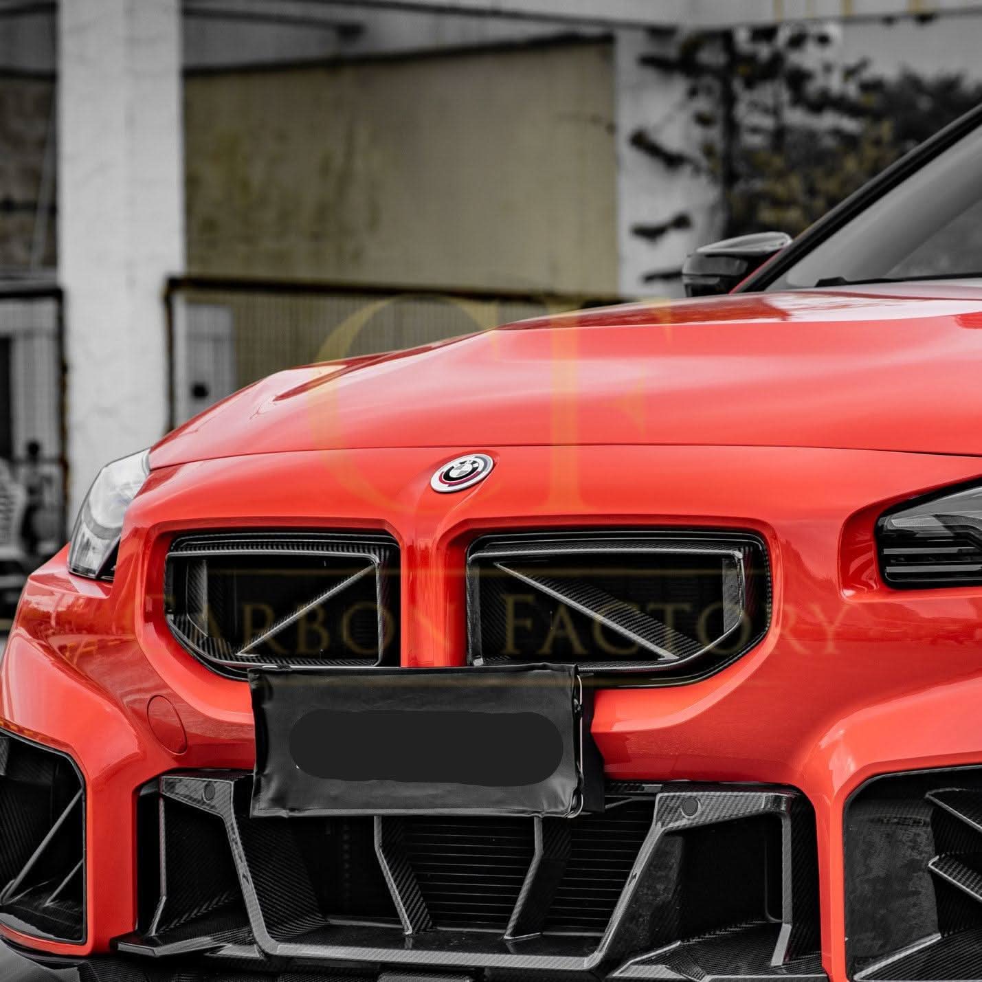 DS Style Pre-Preg Carbon Fibre Front Bumper Trim for BMW G87 M2 23-Present
