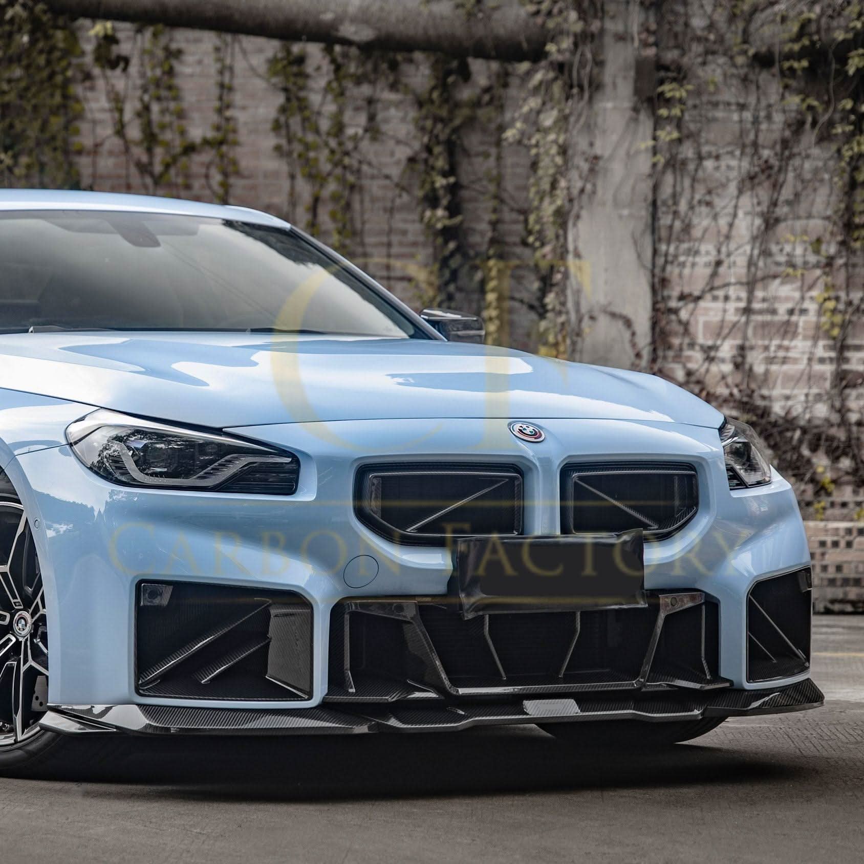 DS Style Pre-Preg Carbon Fibre Front Bumper Trim for BMW G87 M2 23-Present