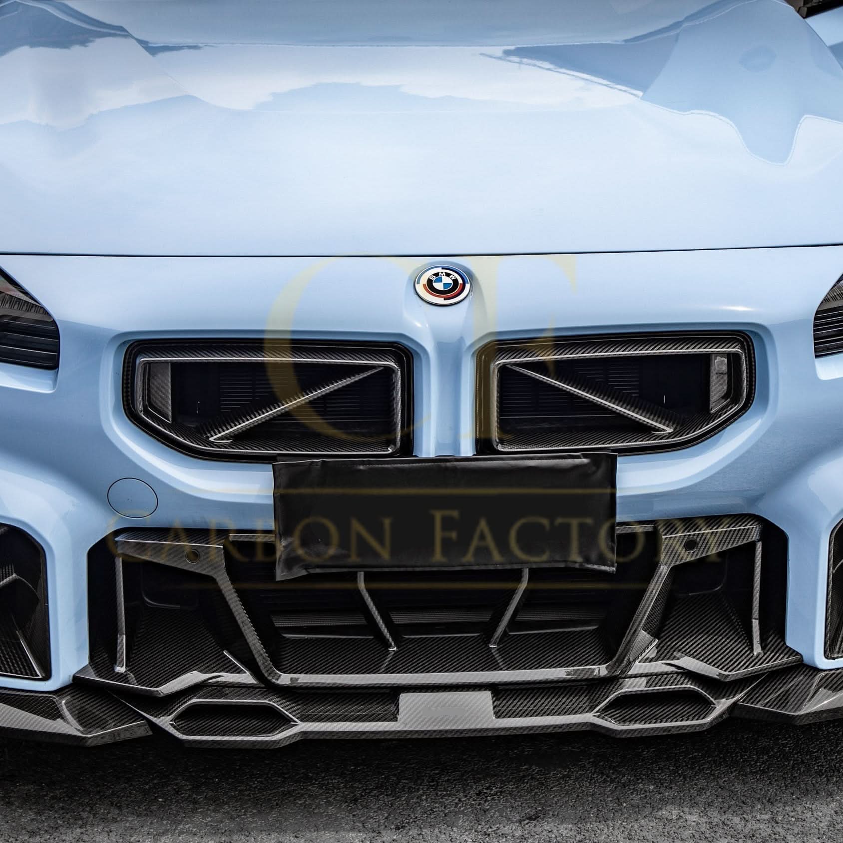 DS Style Pre-Preg Carbon Fibre Front Bumper Trim for BMW G87 M2 23-Present