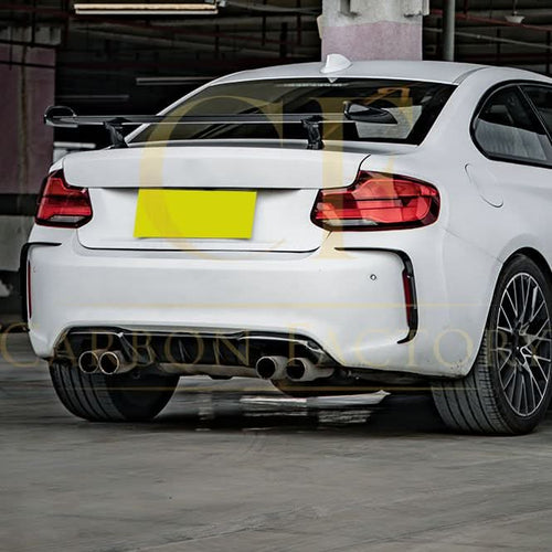 DS Style Pre-Preg Carbon Fibre Rear Bumper Canards for BMW F87 M2 13-21