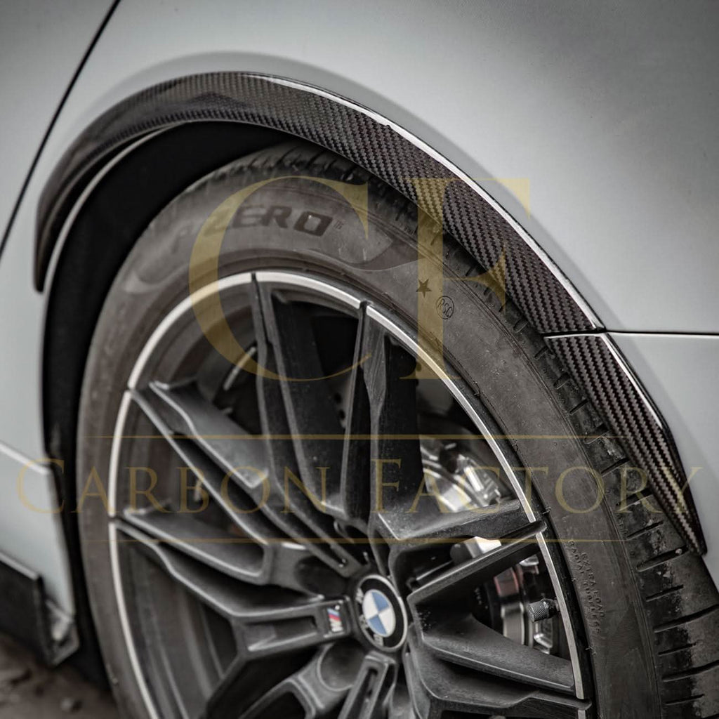 OEM Style Pre-Preg Carbon Fibre Wheel Arch Trims for BMW G26 4 Series Gran Coupe & i4 21-26