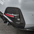 SQ Style Pre-Preg Carbon Fibre Rear Bumper Trims for BMW G26 4 Series Gran Coupe 21-24