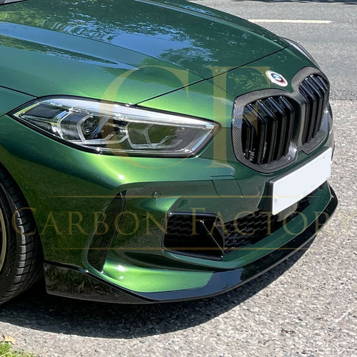 Double Slat Pre-Preg Carbon Fibre Front Grille for BMW F40 1 Series 19-24