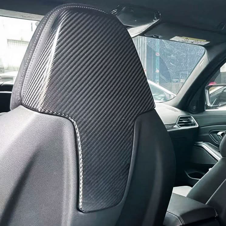Pre-Preg Carbon Fibre Seat Covers for BMW G80 M3 F91 F92 F93 M8 21-24